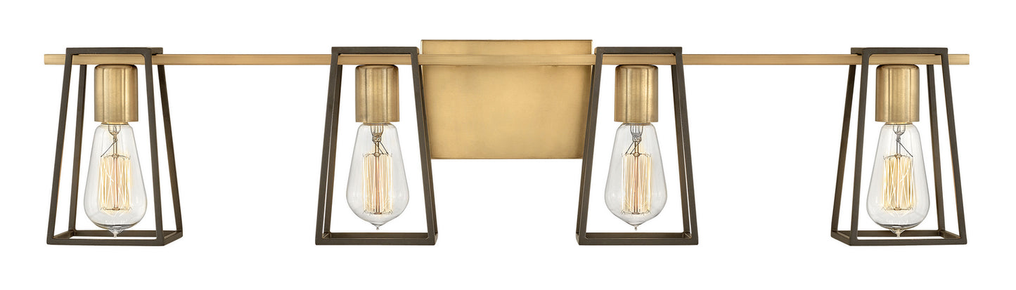 Filmore LED Vanity in Heritage Brass
