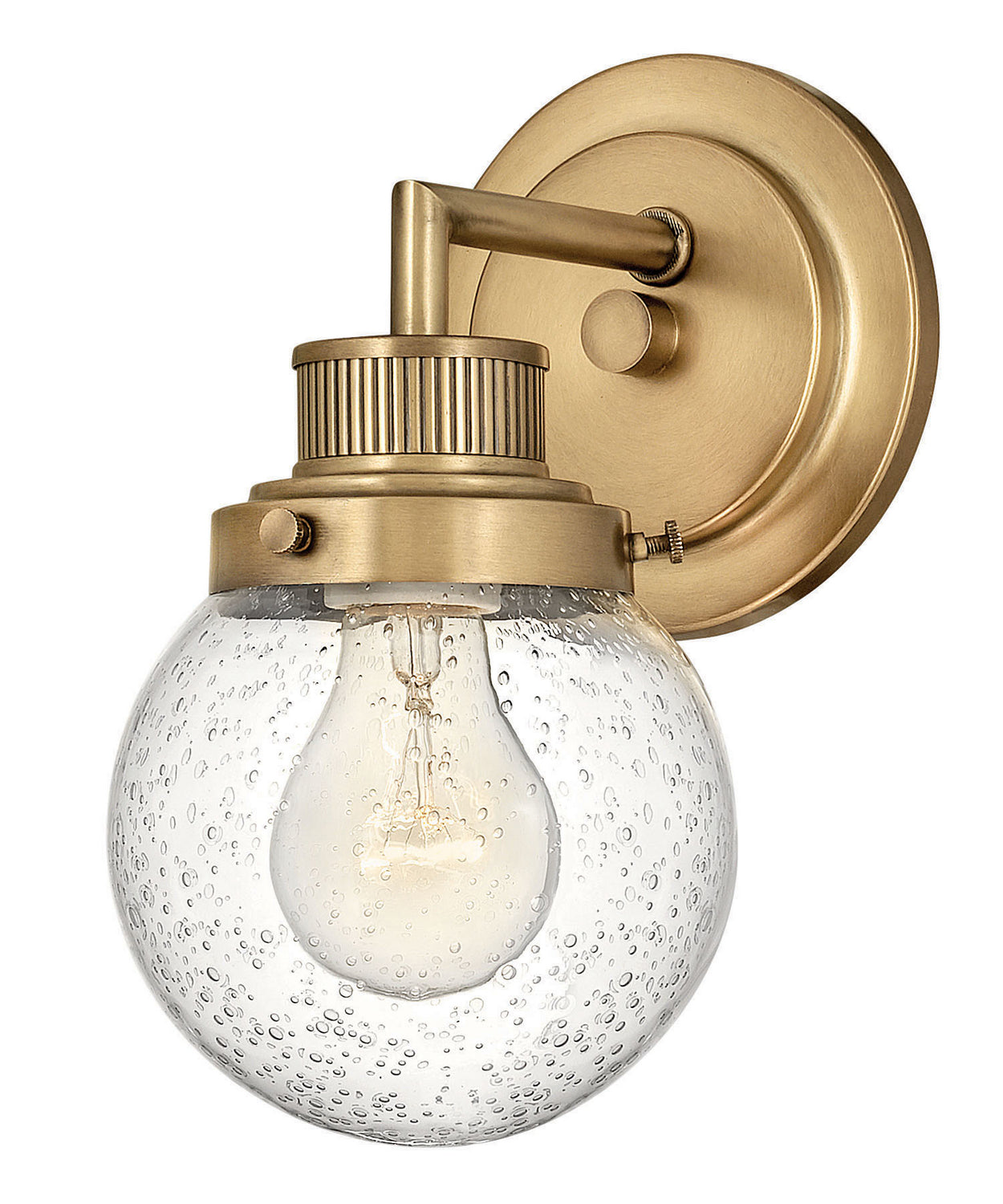 Poppy LED Vanity in Heritage Brass