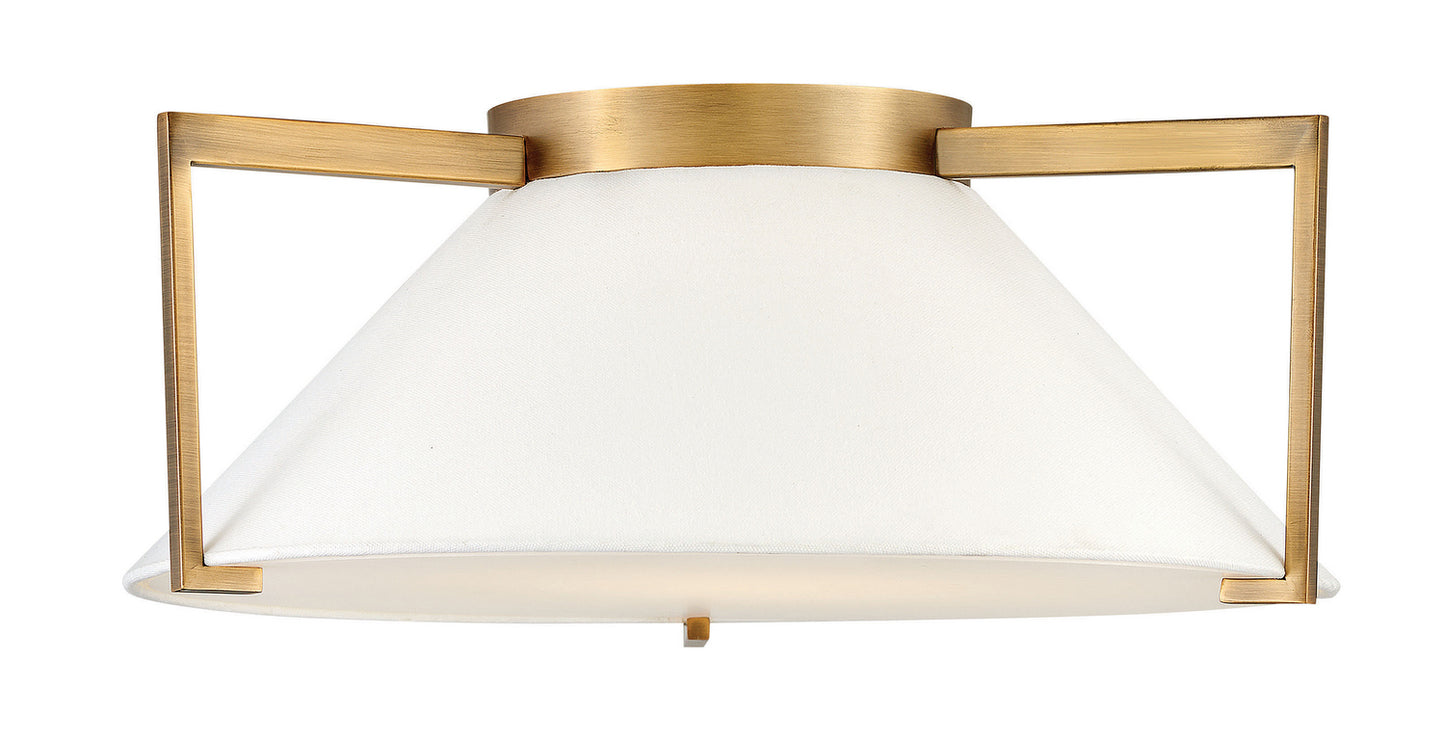Calla LED Flush Mount in Brushed Bronze