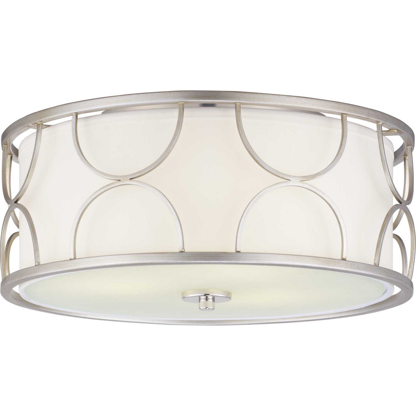 Progress Lighting - P350132-134 - Three Light Flush Mount - Landree - Silver Ridge