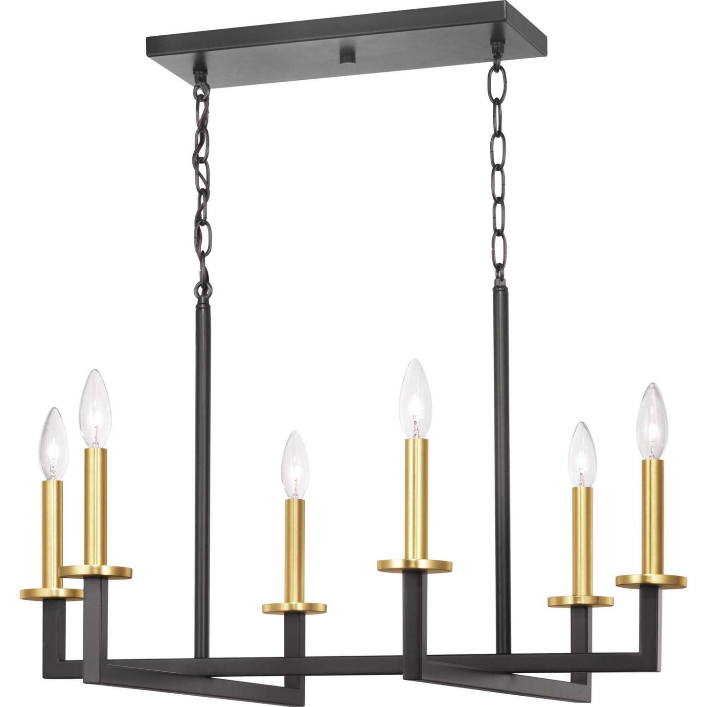 Blakely Six Light Chandelier in Graphite