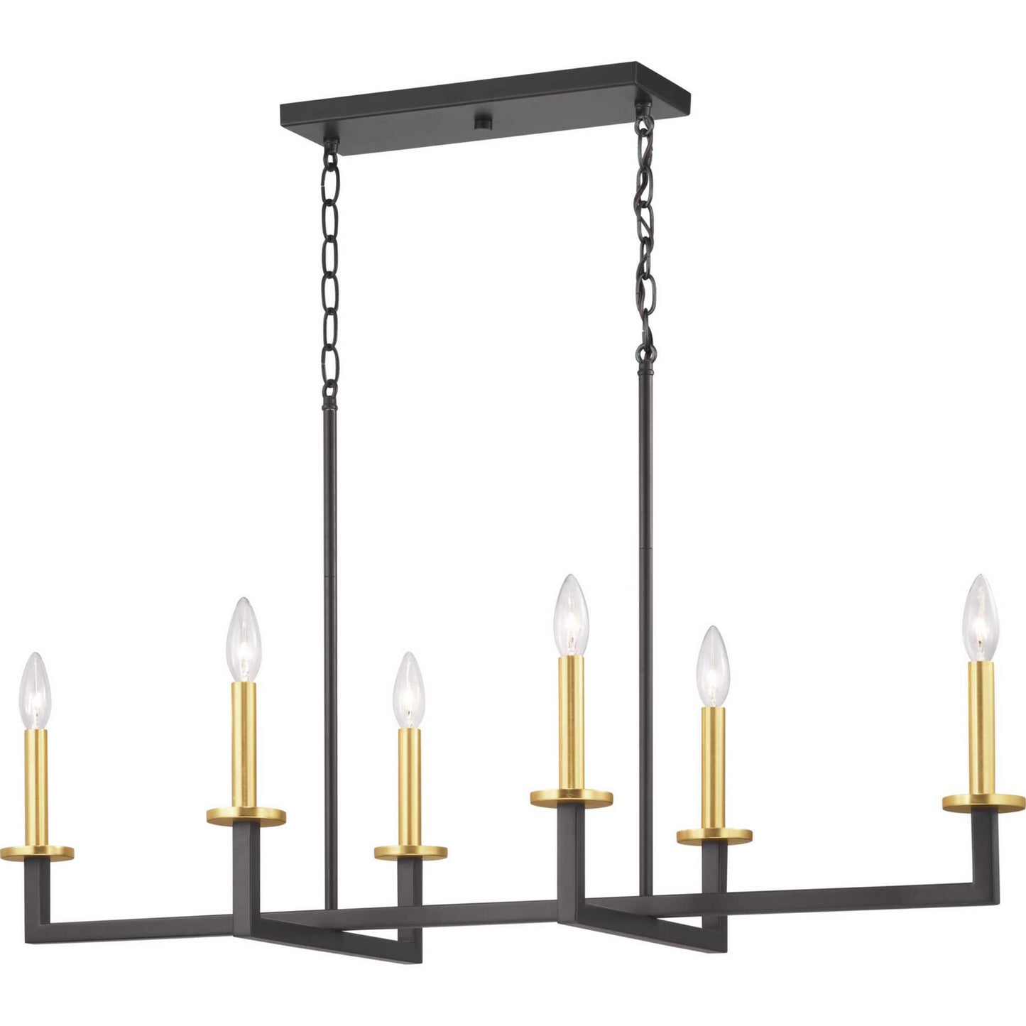 Blakely Six Light Island Pendant in Graphite