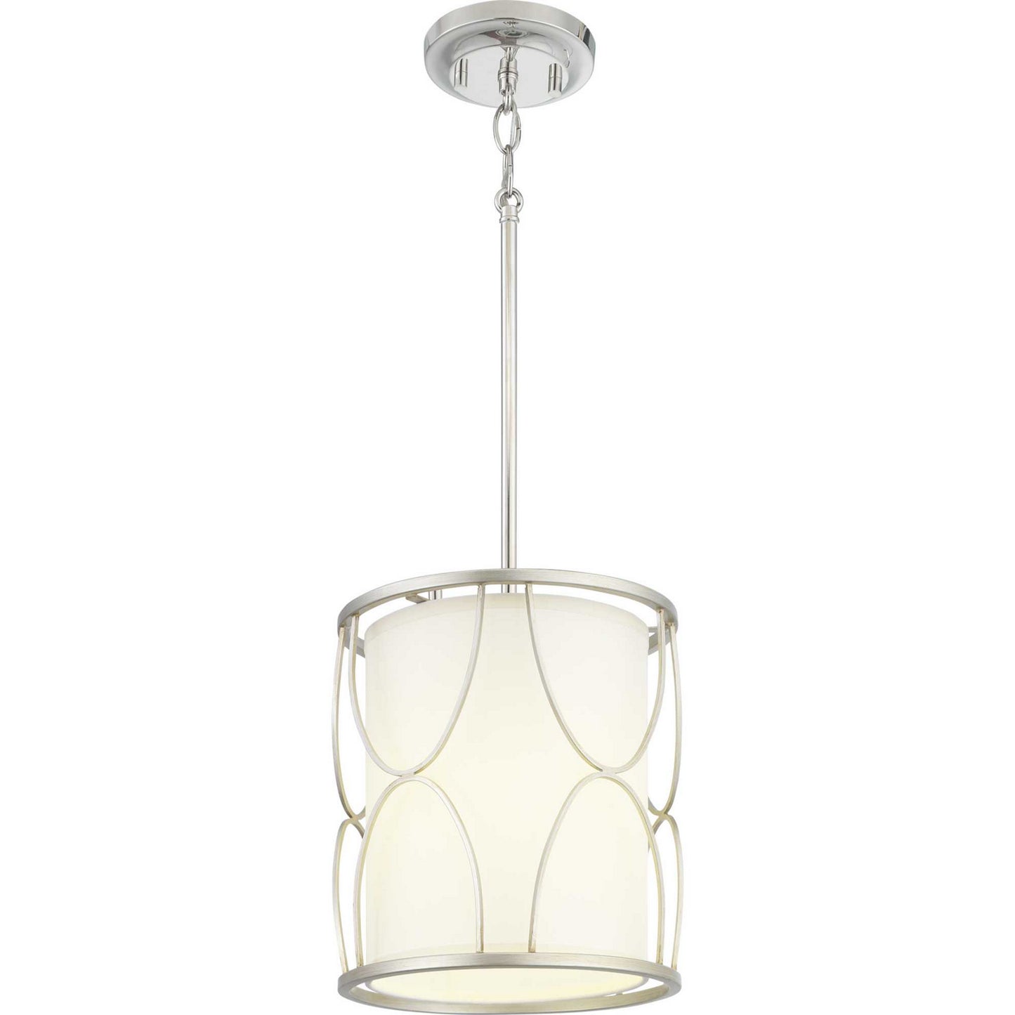 Landree One Light Mini-Pendant in Silver Ridge