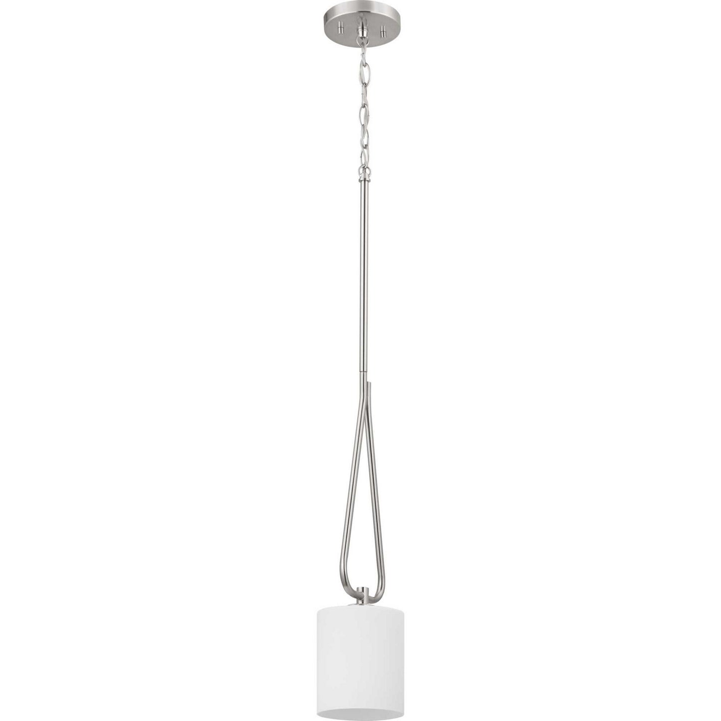 Tobin One Light Mini-Pendant in Brushed Nickel