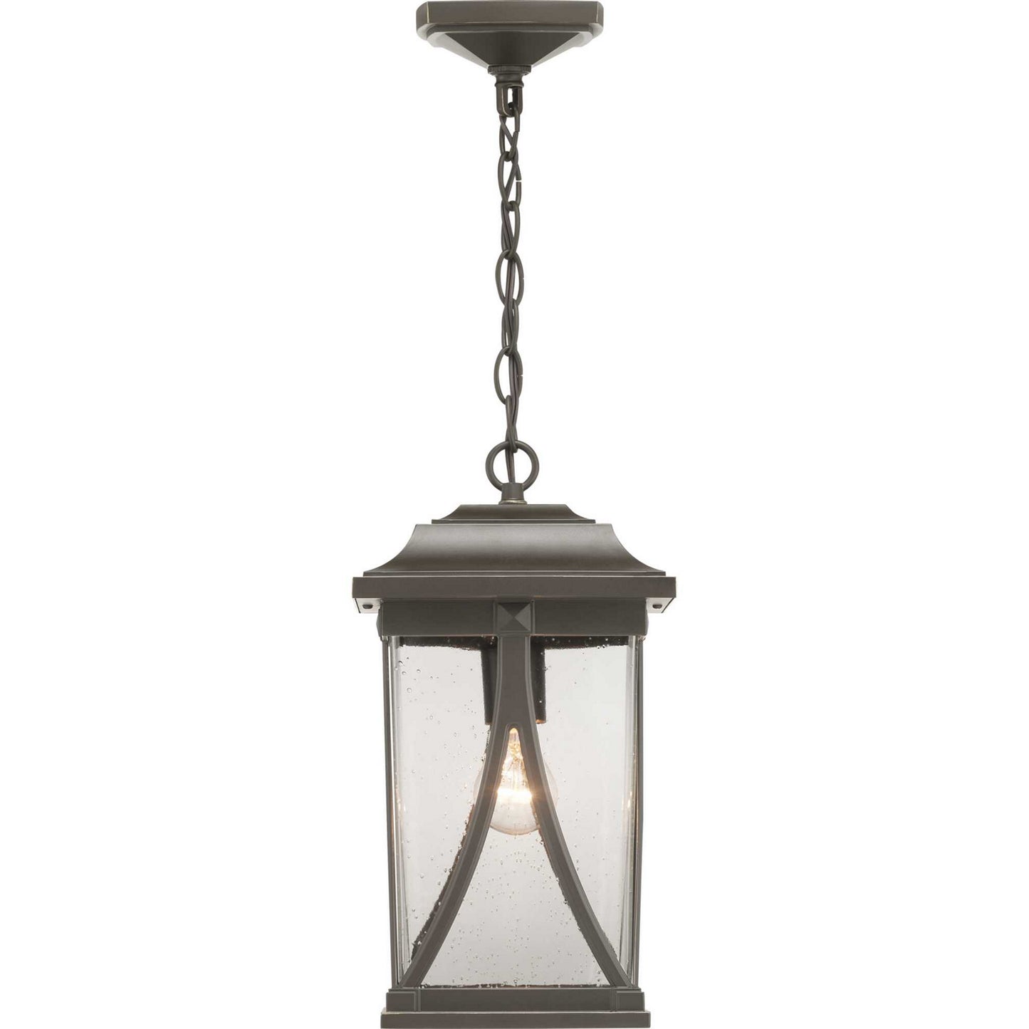 Abbott One Light Hanging Lantern in Antique Bronze