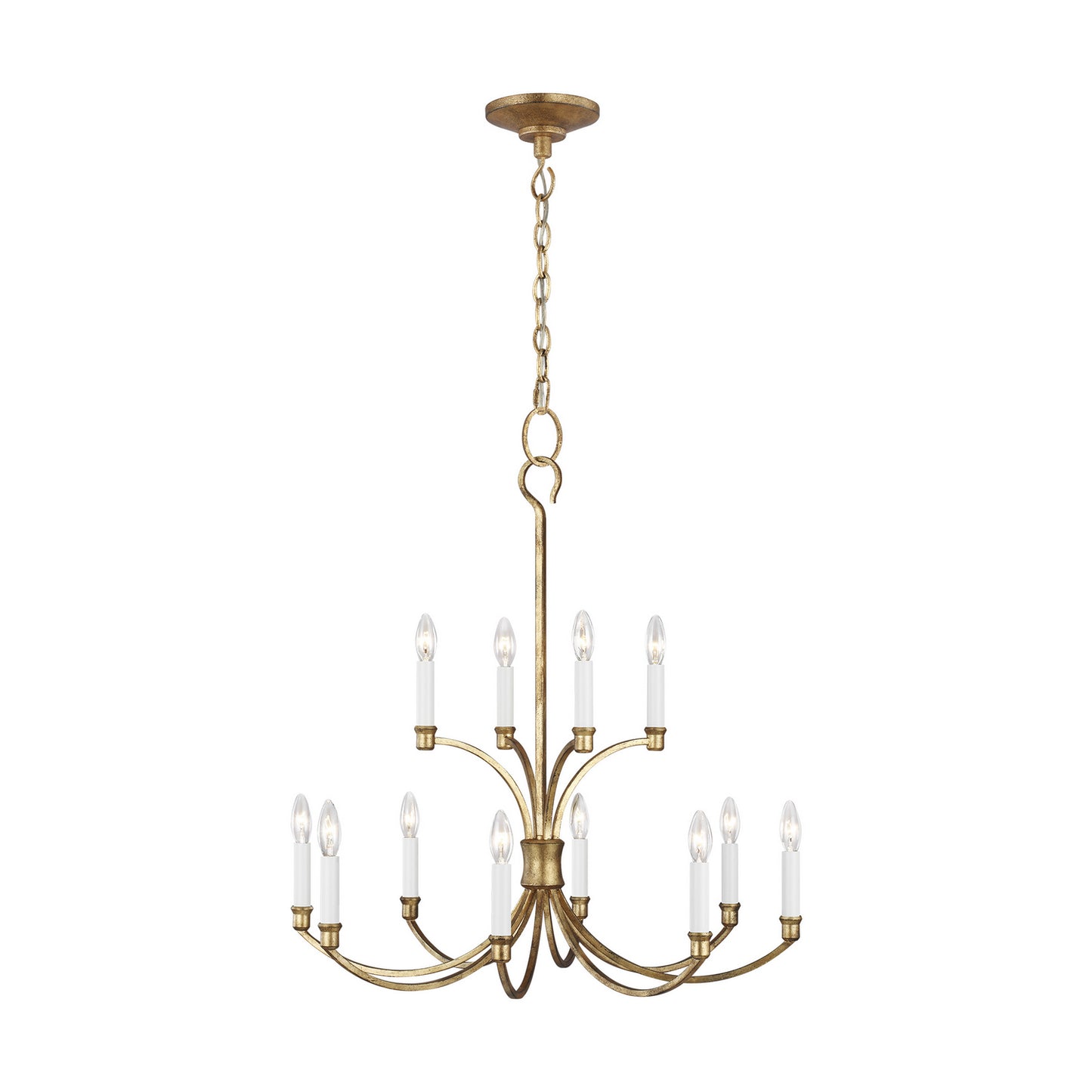 Westerly 12 Light Chandelier in Antique Gild