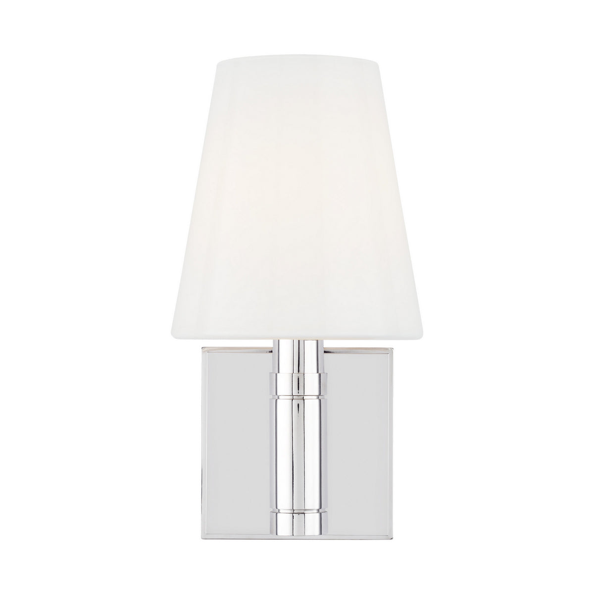 Beckham Classic One Light Wall Sconce in Polished Nickel