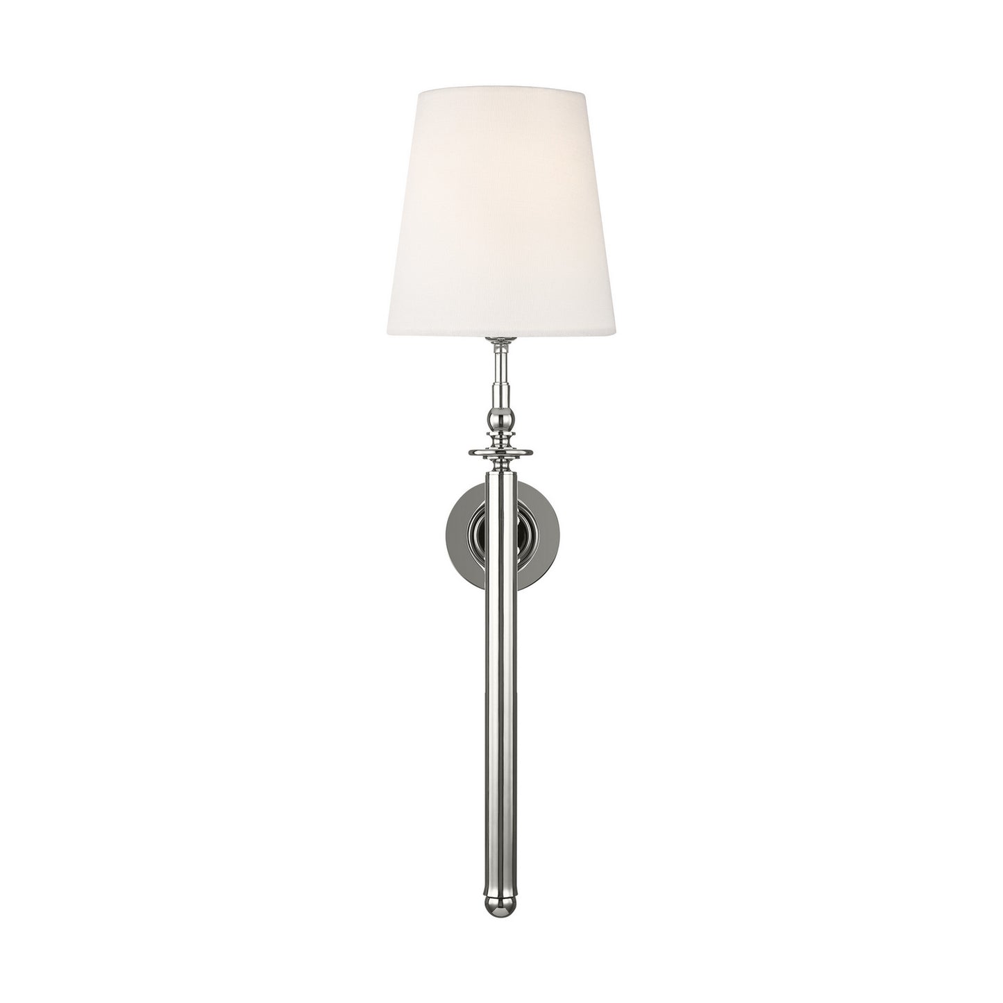 Capri One Light Wall Sconce in Polished Nickel