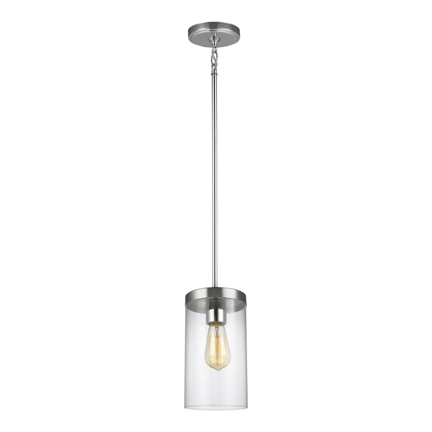 Zire One Light Pendant in Chrome