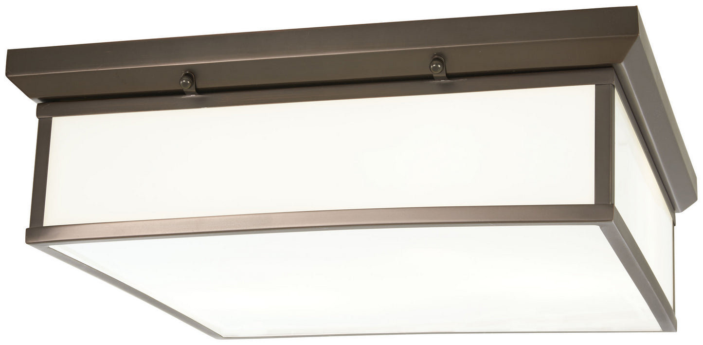 LED Flush Mount in Harvard Court Bronze