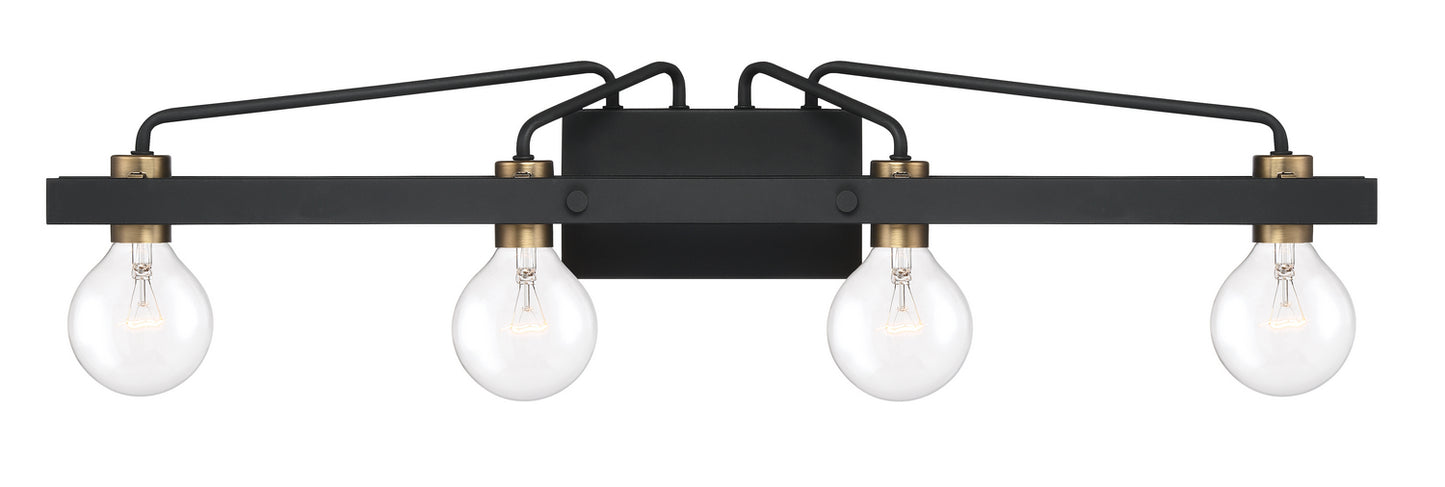 Ravella Three Light Bath in Black