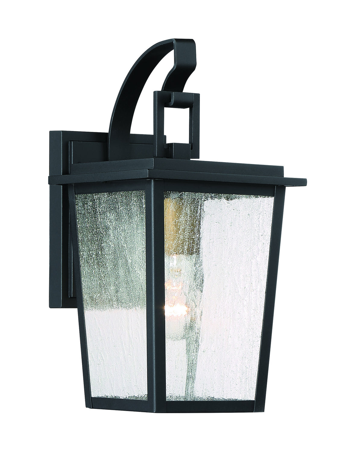 Cantebury One Light Wall Mount in Sand Black, Burnt Gold & Sand Black