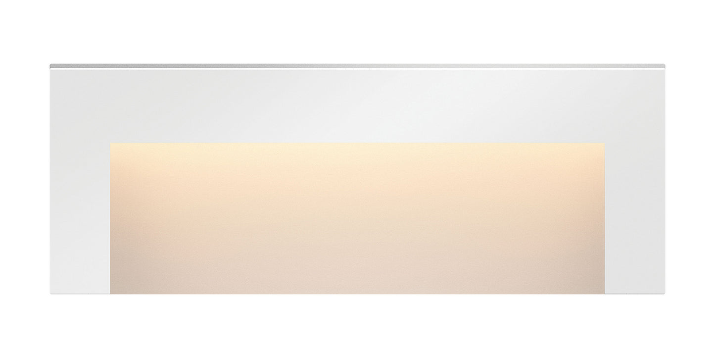Taper LED Deck Sconce in Satin White