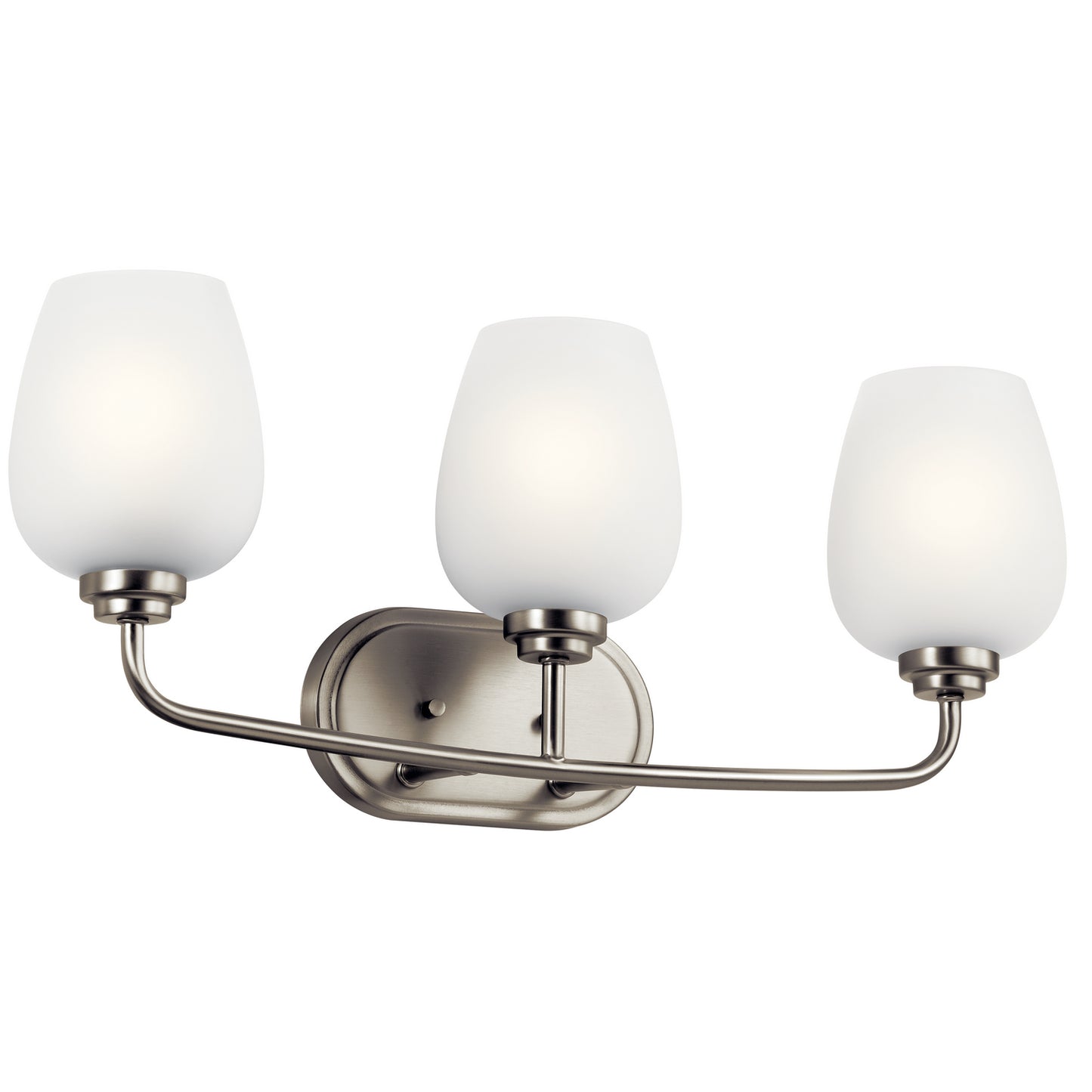Valserrano Three Light Bath in Brushed Nickel