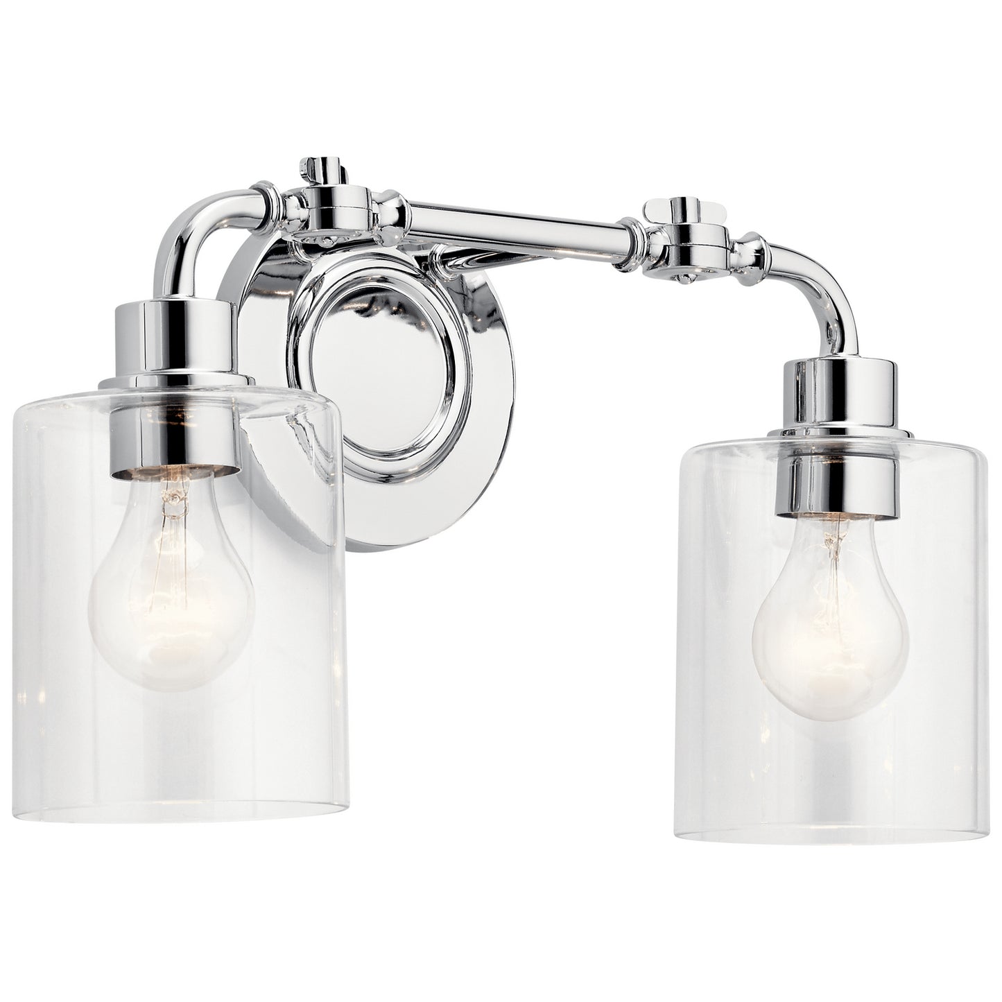 Gunnison Two Light Bath in Chrome