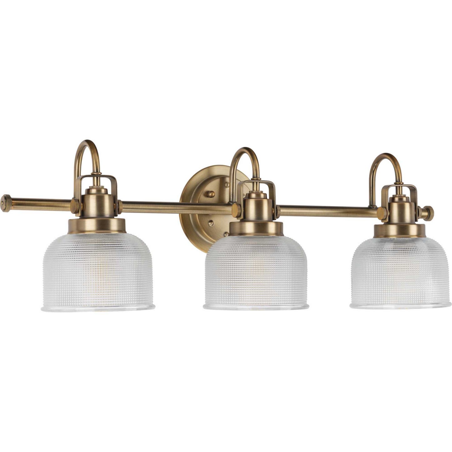 Archie Three Light Bath Bracket in Vintage Brass