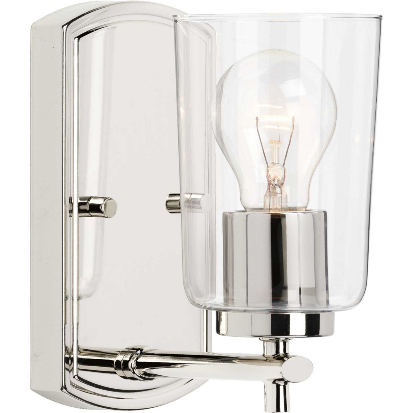 Adley One Light Bath & Vanity in Polished Nickel
