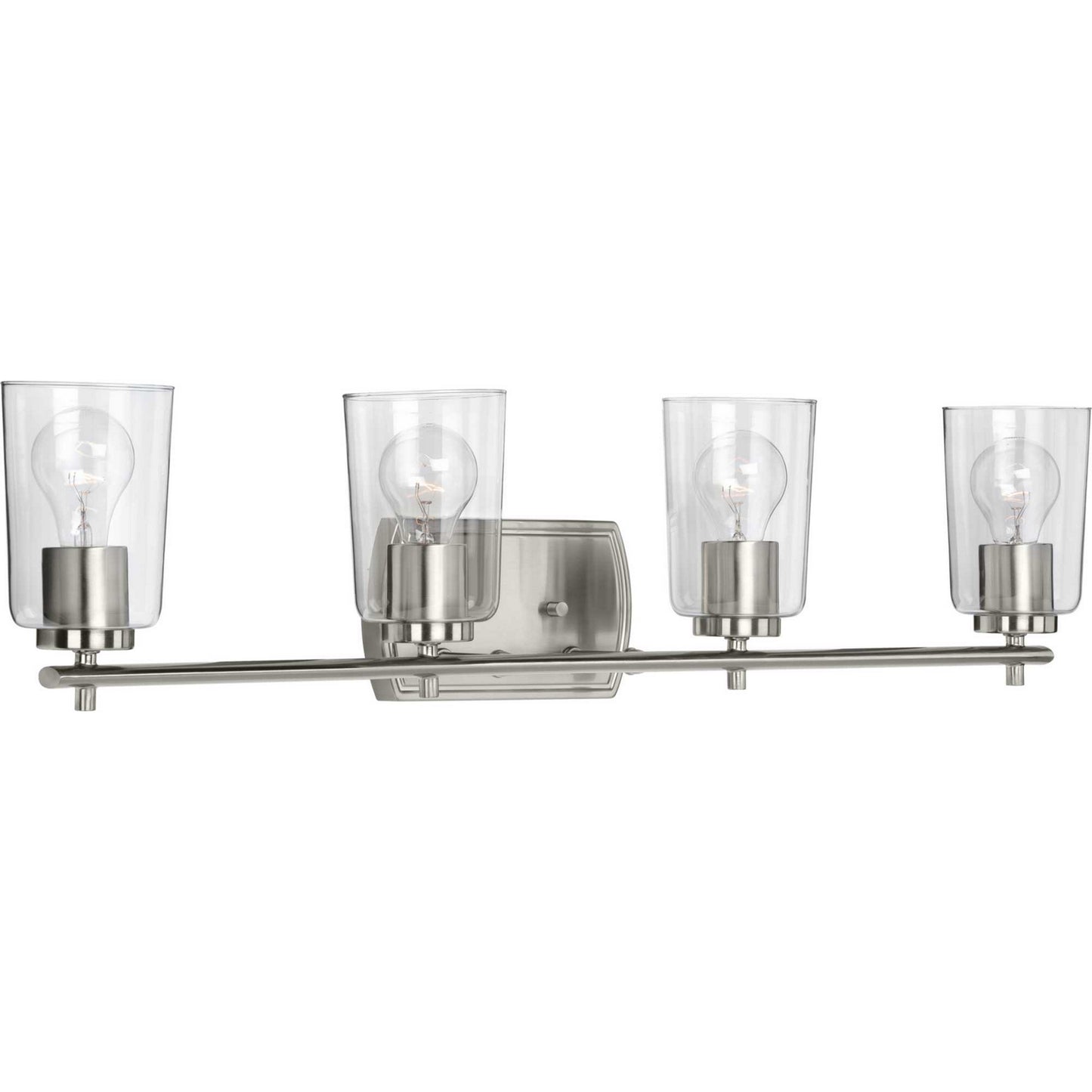 Adley Four Light Bath & Vanity in Brushed Nickel