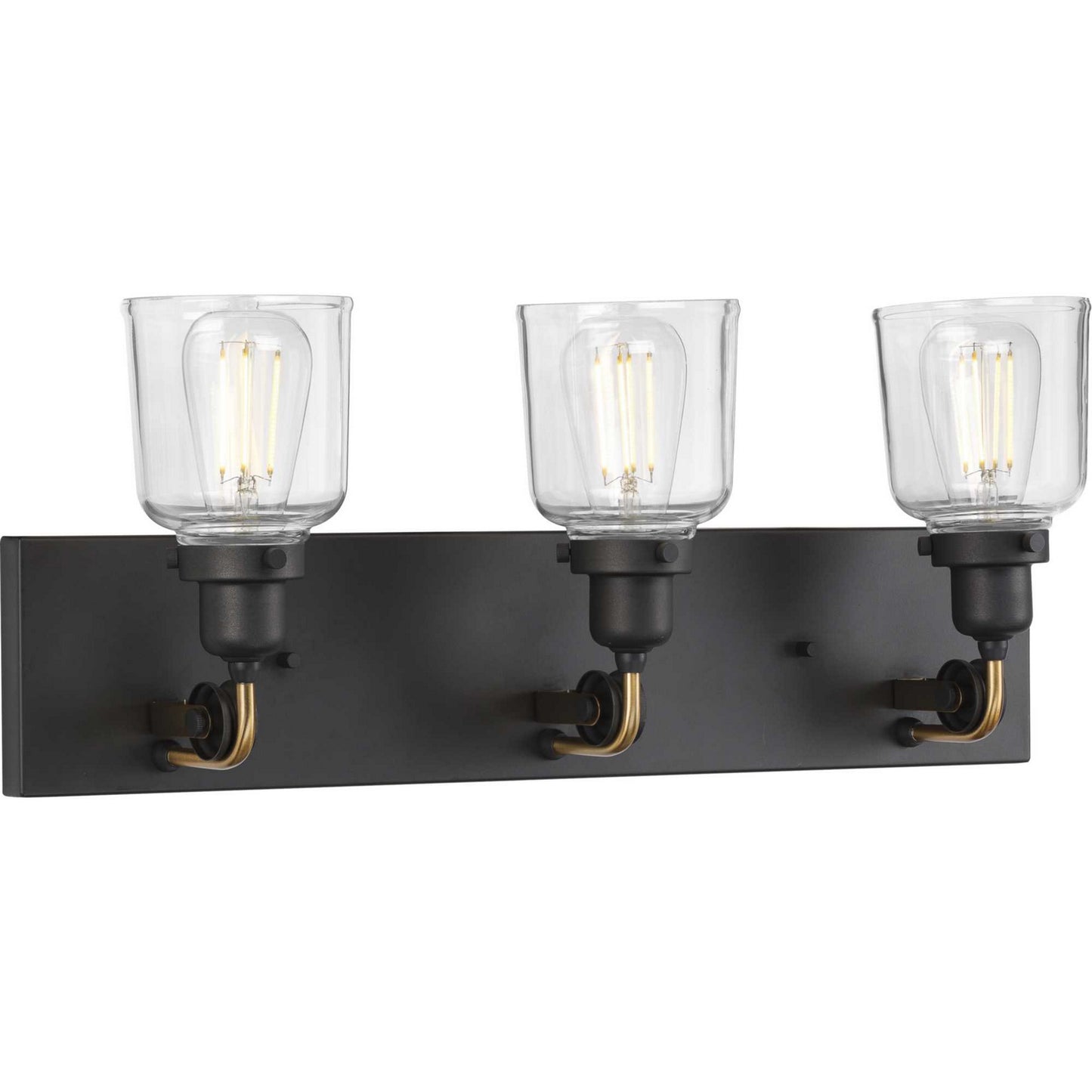 Rushton Three Light Bath & Vanity in Graphite