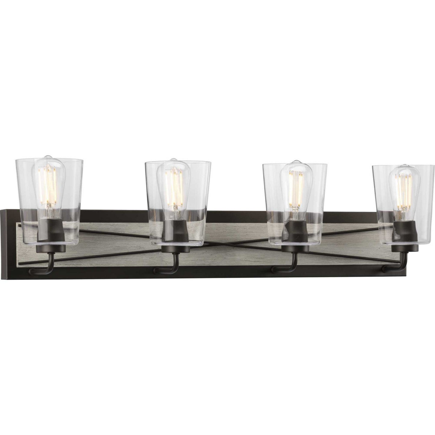 Briarwood Four Light Bath Bracket in Graphite