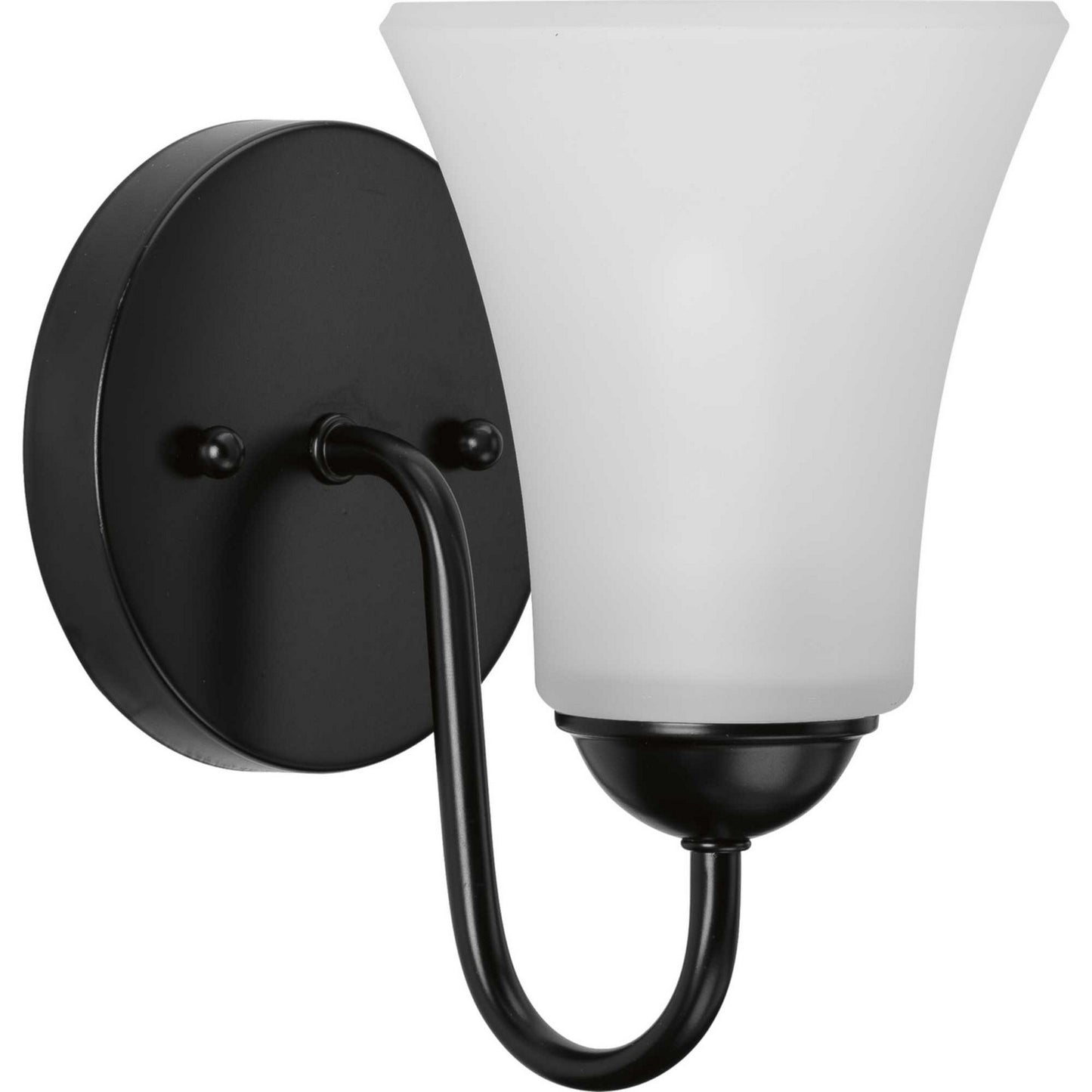 Classic One Light Bath Bracket in Black