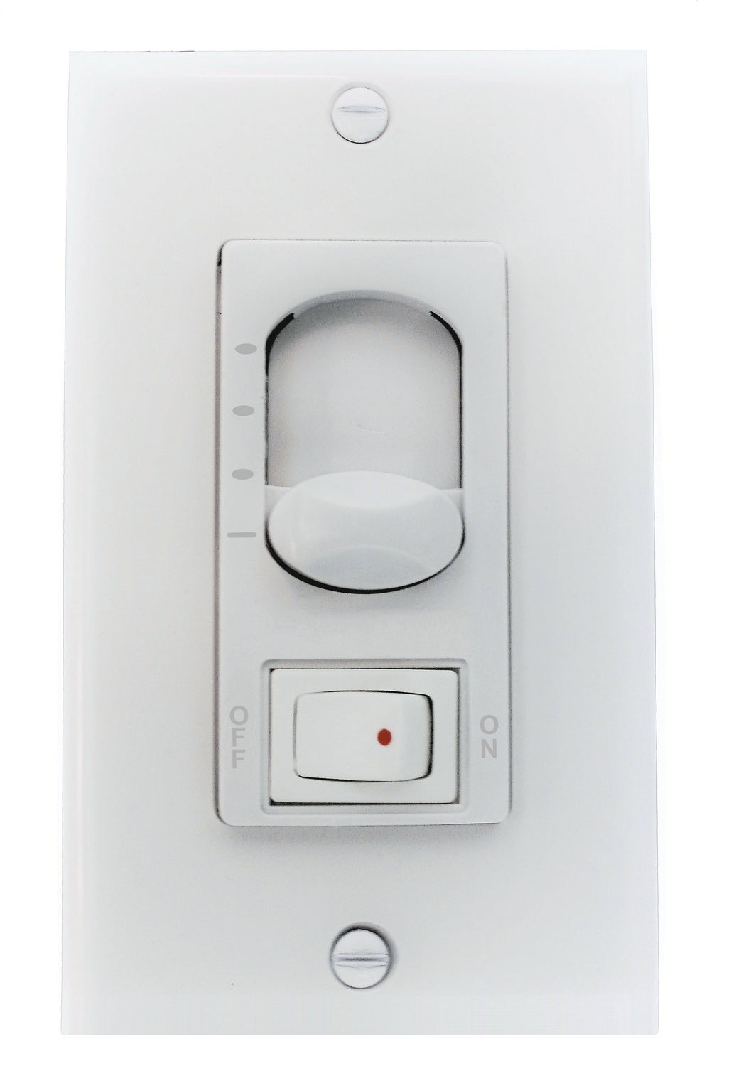 3 Speed Fan/Light Control 3 Speed Fan/ On-Off Light Control in White