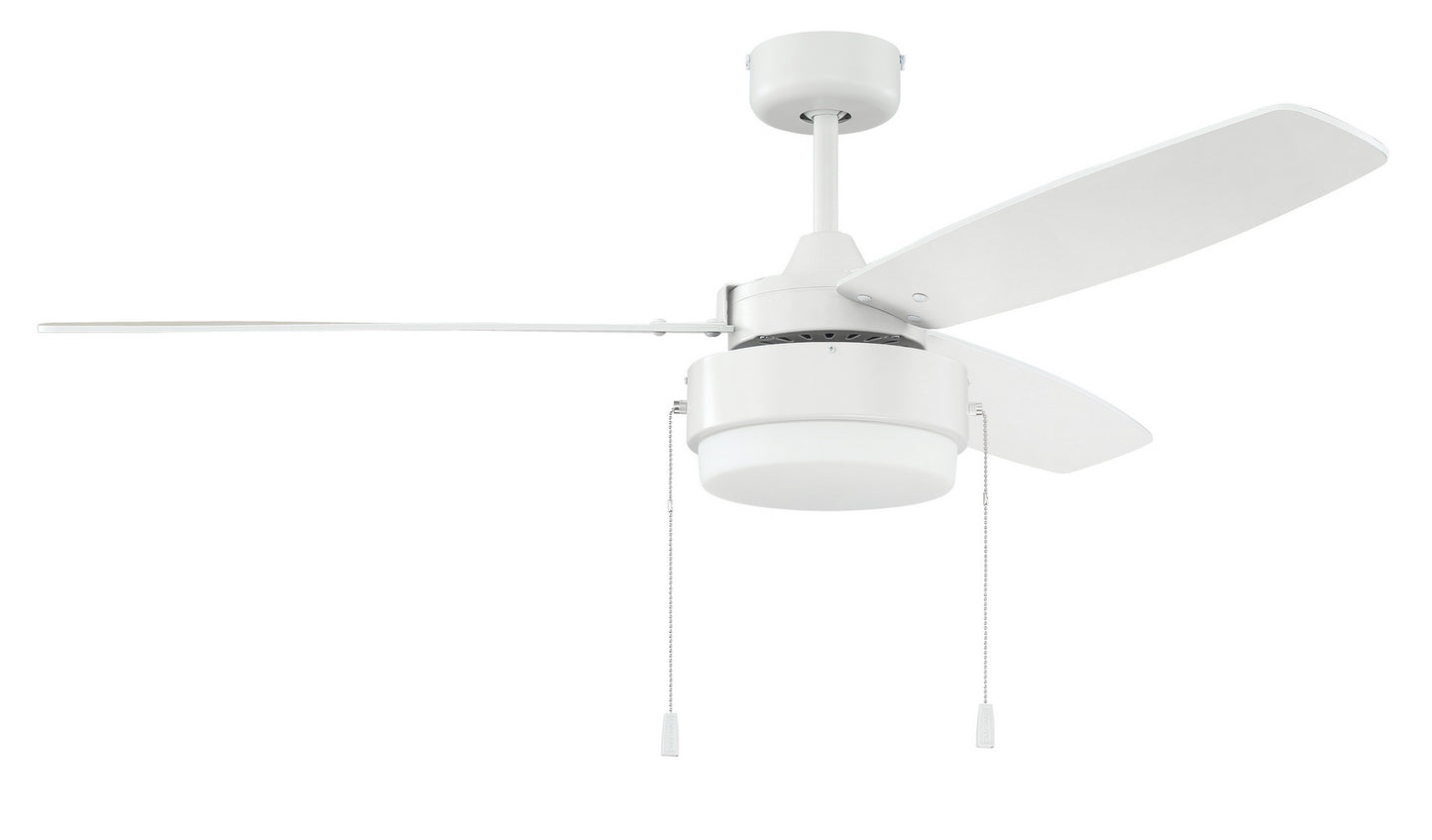 Craftmade - INT52W3 - 52" Ceiling Fan - Intrepid - White