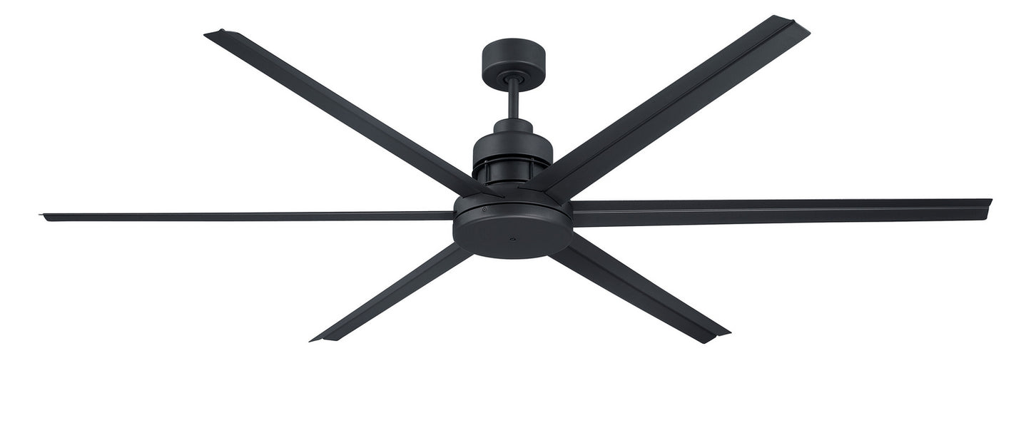 Craftmade - MND72FB6 - 72" Ceiling Fan - Mondo 72" Indoor/Outdoor - Flat Black