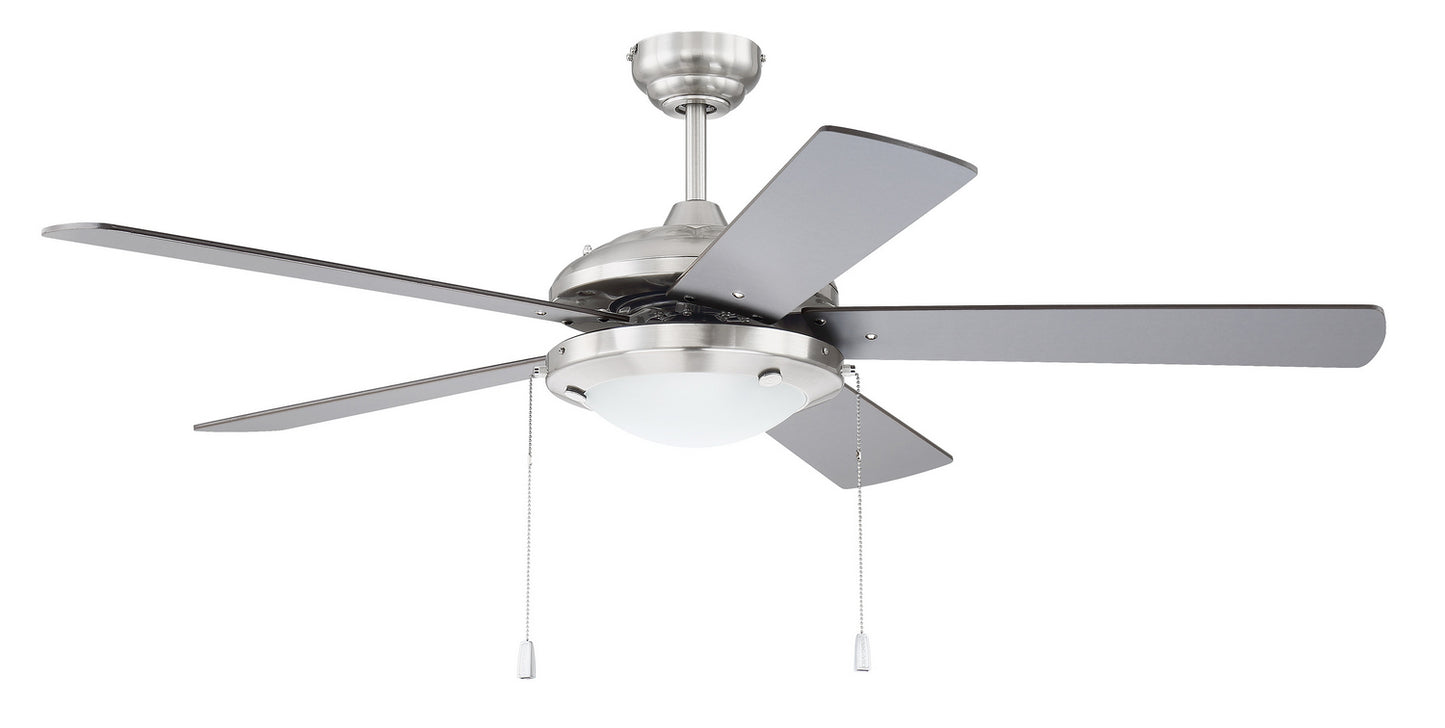 Nikia 52" Ceiling Fan in Brushed Polished Nickel