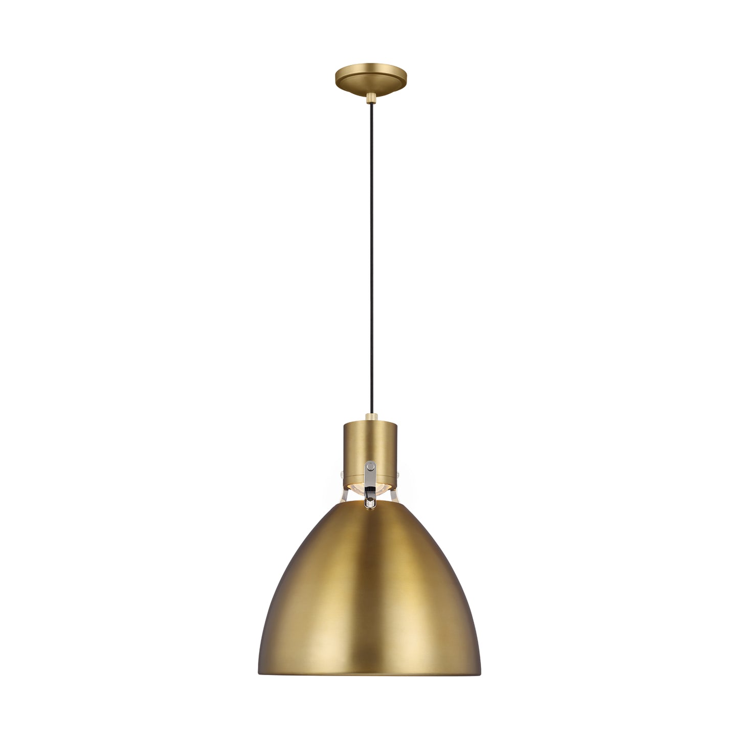 Brynne LED Pendant in Burnished Brass