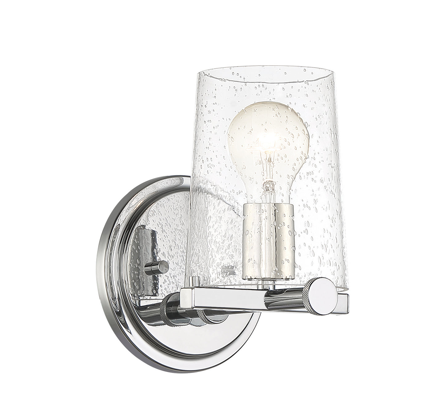Matteson One Light Wall Sconce in Chrome