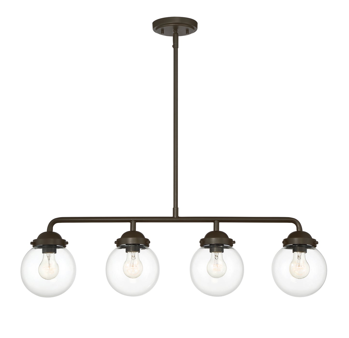 Knoll Four Light Island Pendant in Oil Rubbed Bronze