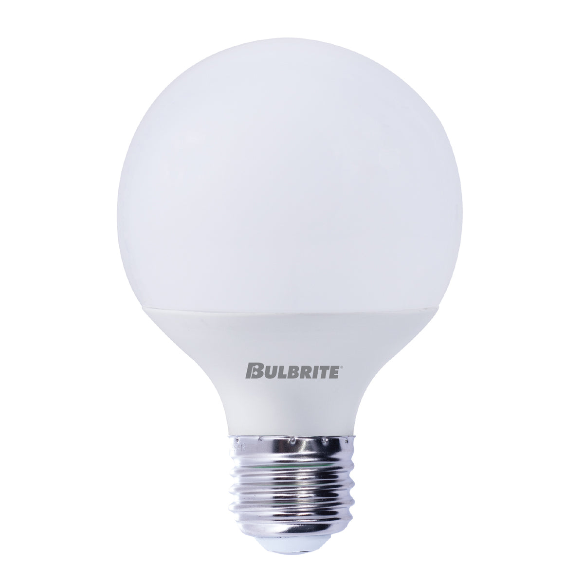 Globe: Light Bulb in White