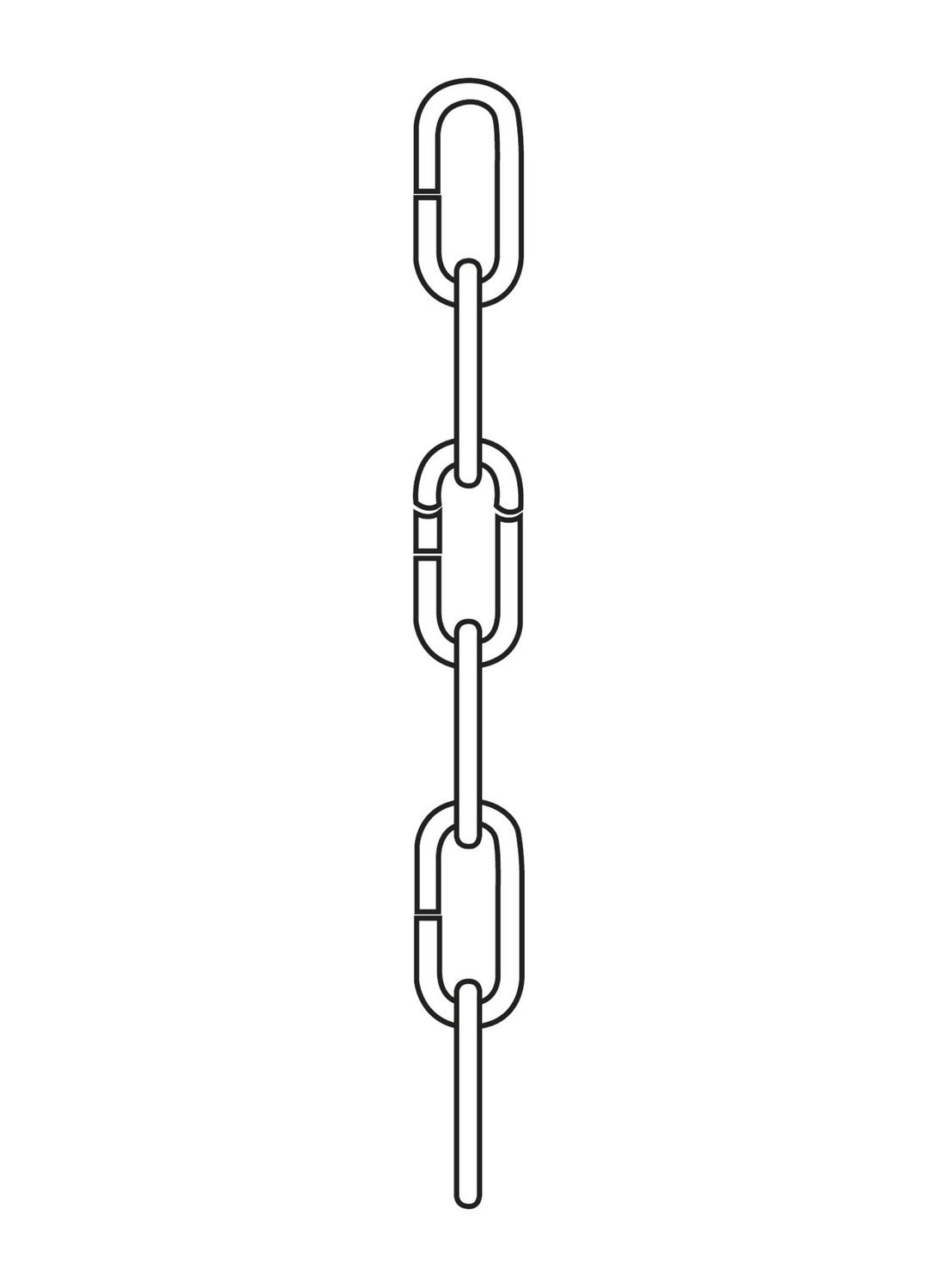 Replacement Chain Decorative Chain in Painted Brushed Nickel