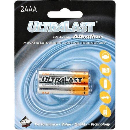 ULTRALAST AAA ALKALINE 1.5v - A PACK OF 2
