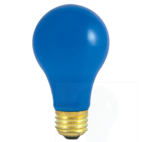 25W A19 Ceramic Blue E26 Medium 120V 106325 25A/CB