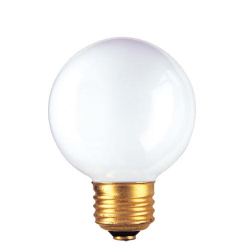25W G19 Globe White E26 Medium 125V 320025 25G19WH