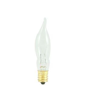 7.5W CA5 15mm Flame Clear E12 Candelabra 130V 403307 7.5CFC/