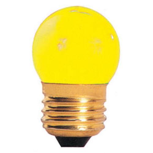 7.5W S11 Sign Ceramic Yellow E26 Medium 130V 702607 7.5S11Y
