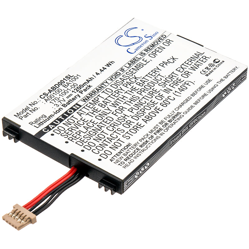 3.7V 1200mAh Li-ion Ebook/eReader Battery for Amazon