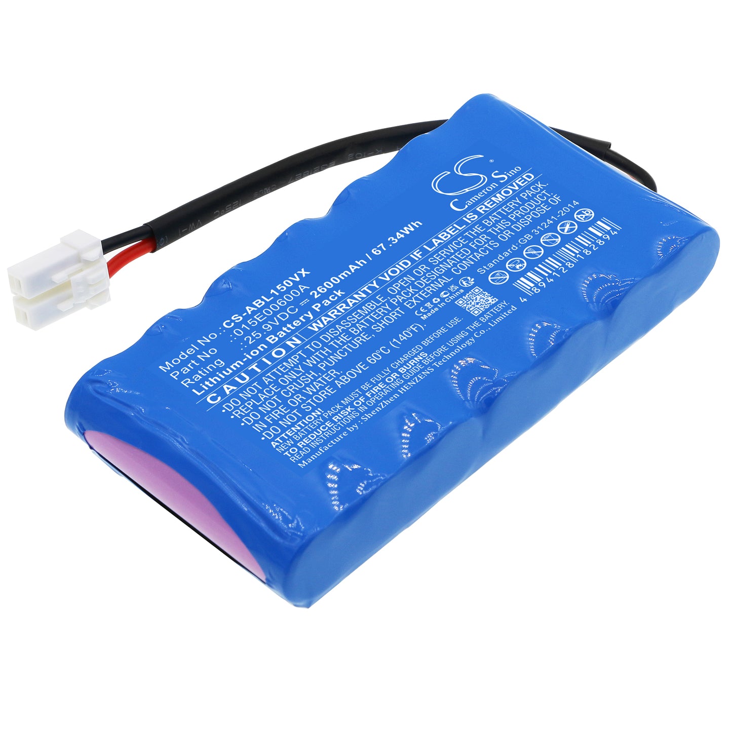 CS-ABL150VX Replacement Battery – Compatible with Next Tech D1, Next Tech DX2, Next Tech LX2, Next Tech LX2 ZR, Next Tech Q, Next Tech Quad L6, Next Tech SX2, Next Tech X2.5, Next Tech X2.9