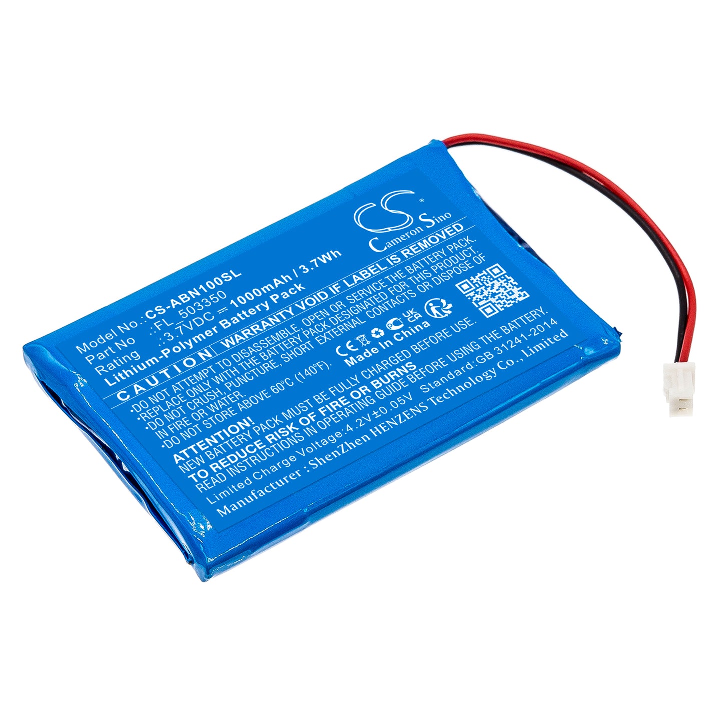 CS-ABN100SL Replacement Battery – Compatible with RG Nano