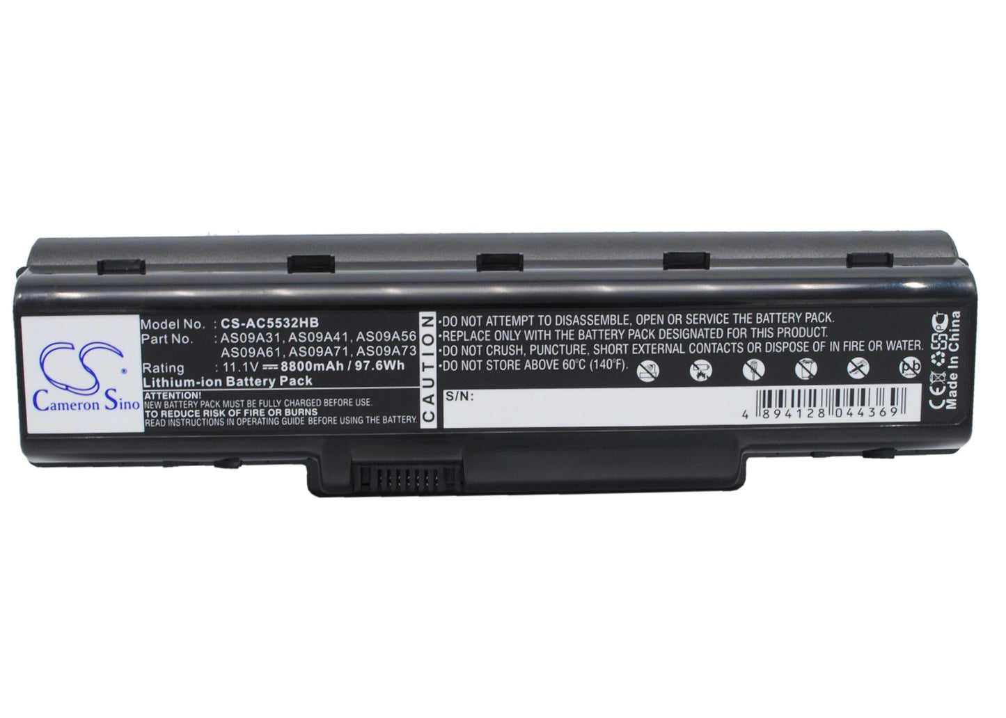 11.1V 8800mAh Li-ion Notebook/Laptop Battery for Gateway