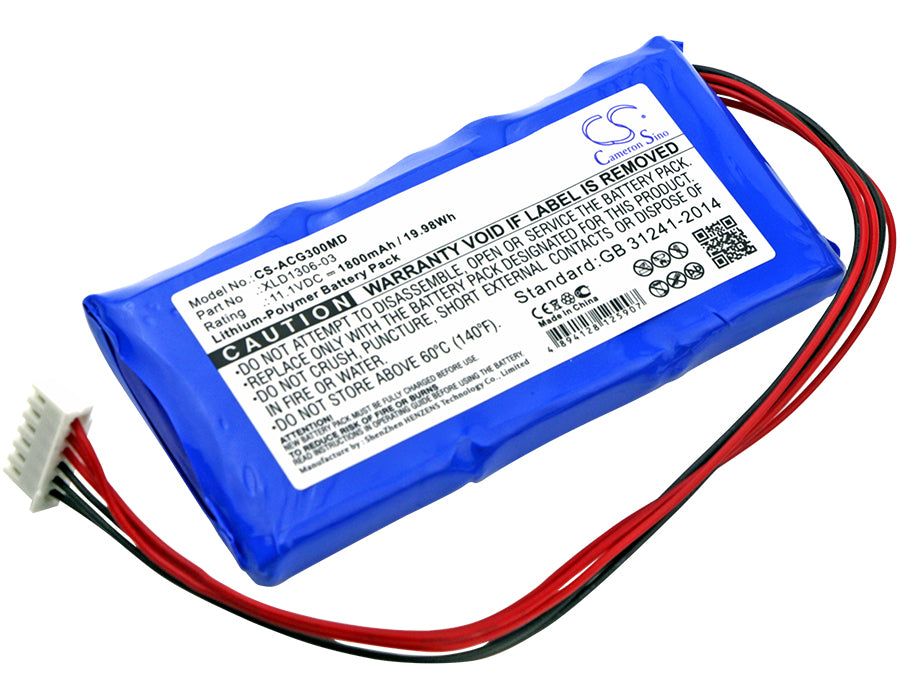 11.1V 1800mAh/19.98Wh Li-Polymer Medical Battery for Aricon