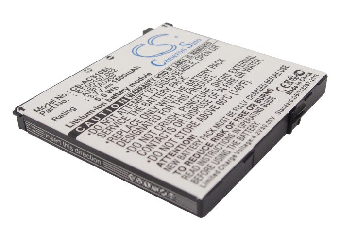 3.7V 1500mAh/5.6Wh Li-ion Mobile/SmartPhone Battery for Acer