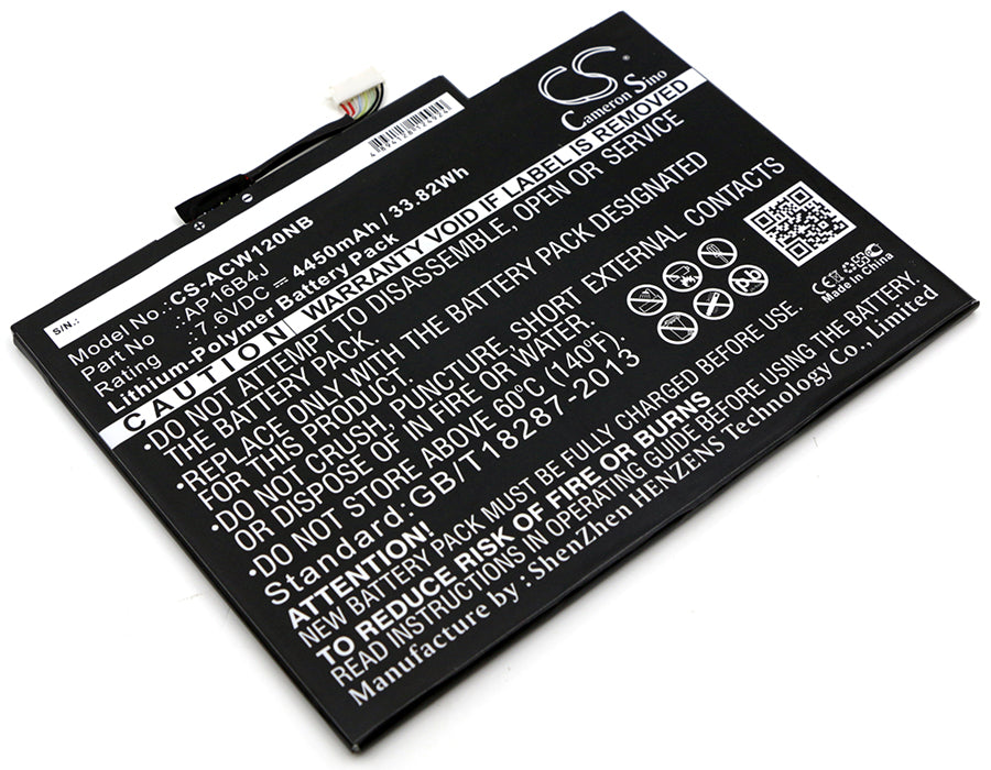 CS-ACW120NB Replacement Battery – Compatible with Aspire Switch Alpha 12, Enduro T1, ET110-31W, SA5-271, Switch 5 SW512-52, Switch 5 SW512-52-363J, Switch 5 SW512-52-50FZ, Switch 5 SW512-52-50XX, Switch 5 SW512-52-513B, Switch 5 SW512-52-51VN, Switch 5 SW512-52-52JU, Switch 5 SW512-52-533E, Switch 5 SW512-52-537L, Switch 5 SW512-52-53W5, Switch 5 SW512-52-54J6, Switch 5 SW512-52-55DZ, Switch 5 SW512-52-55XC, Switch 5 SW512-52-55YD, Switch 5 SW512-52-56RT, Switch 5 SW512-52-56YX, Switch 5