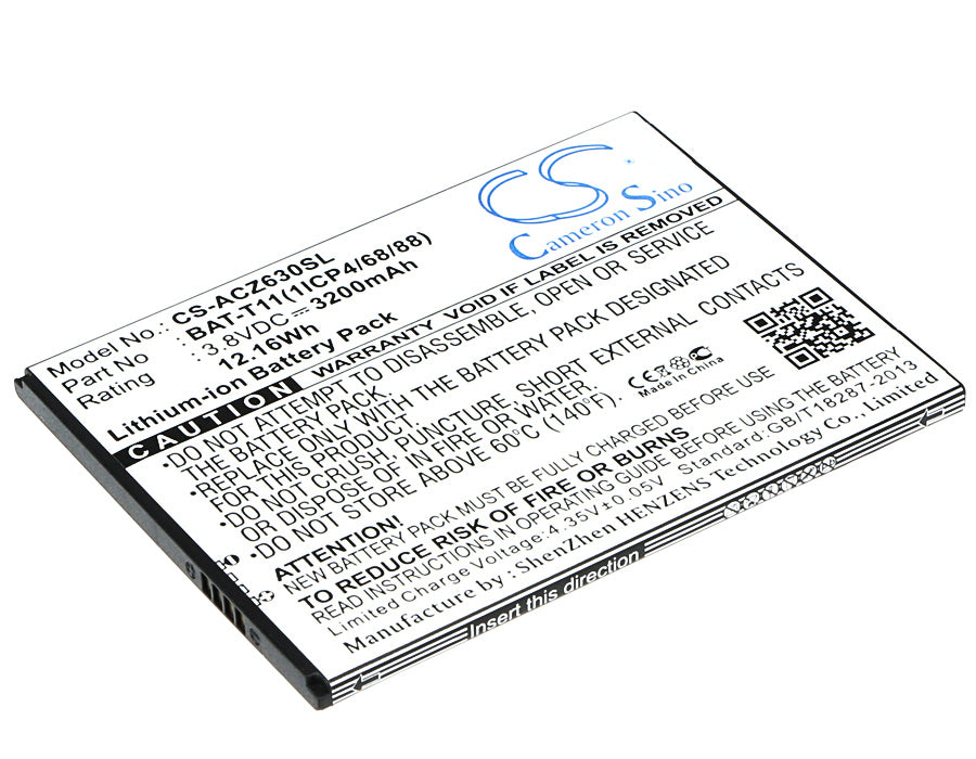 3.8V 3200mAh/12.16Wh Li-ion Mobile/SmartPhone Battery for Acer