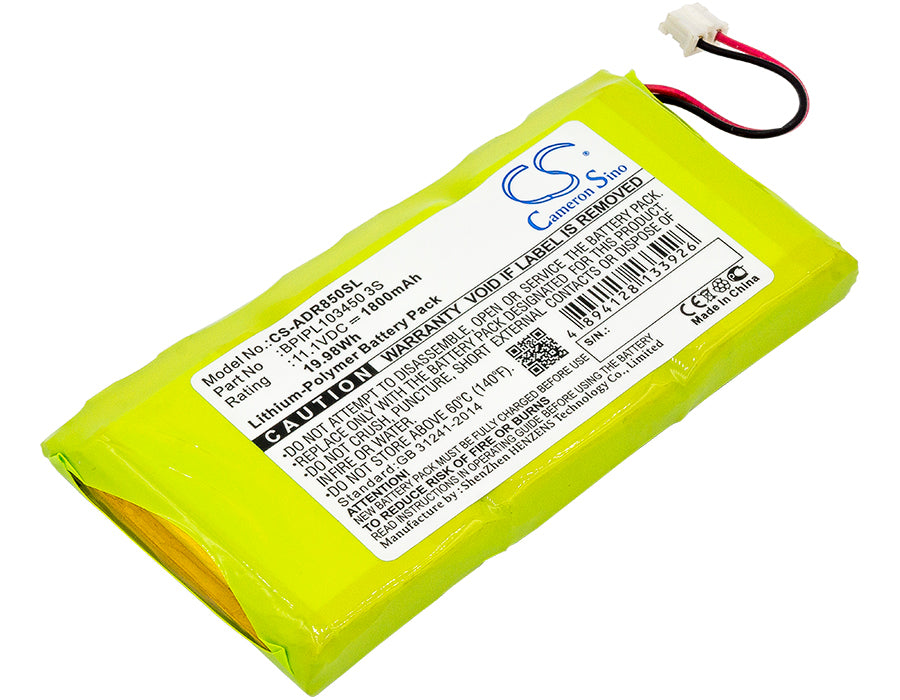 11.1V 1800mAh/19.98Wh Li-ion DAB Digital Battery for Albrecht