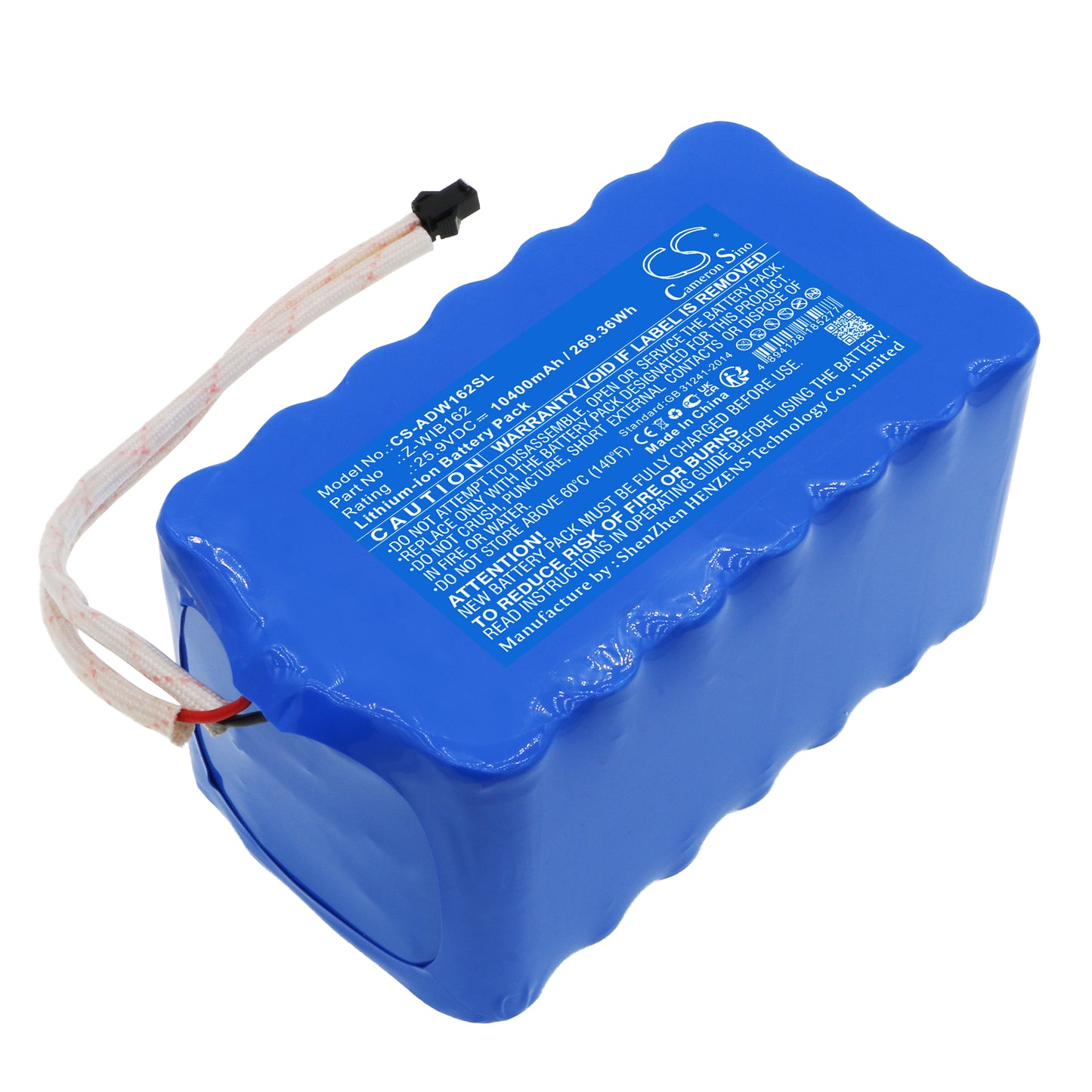CS-ADW162SL Replacement Battery – Compatible with WIFLY EXR HEX PAR