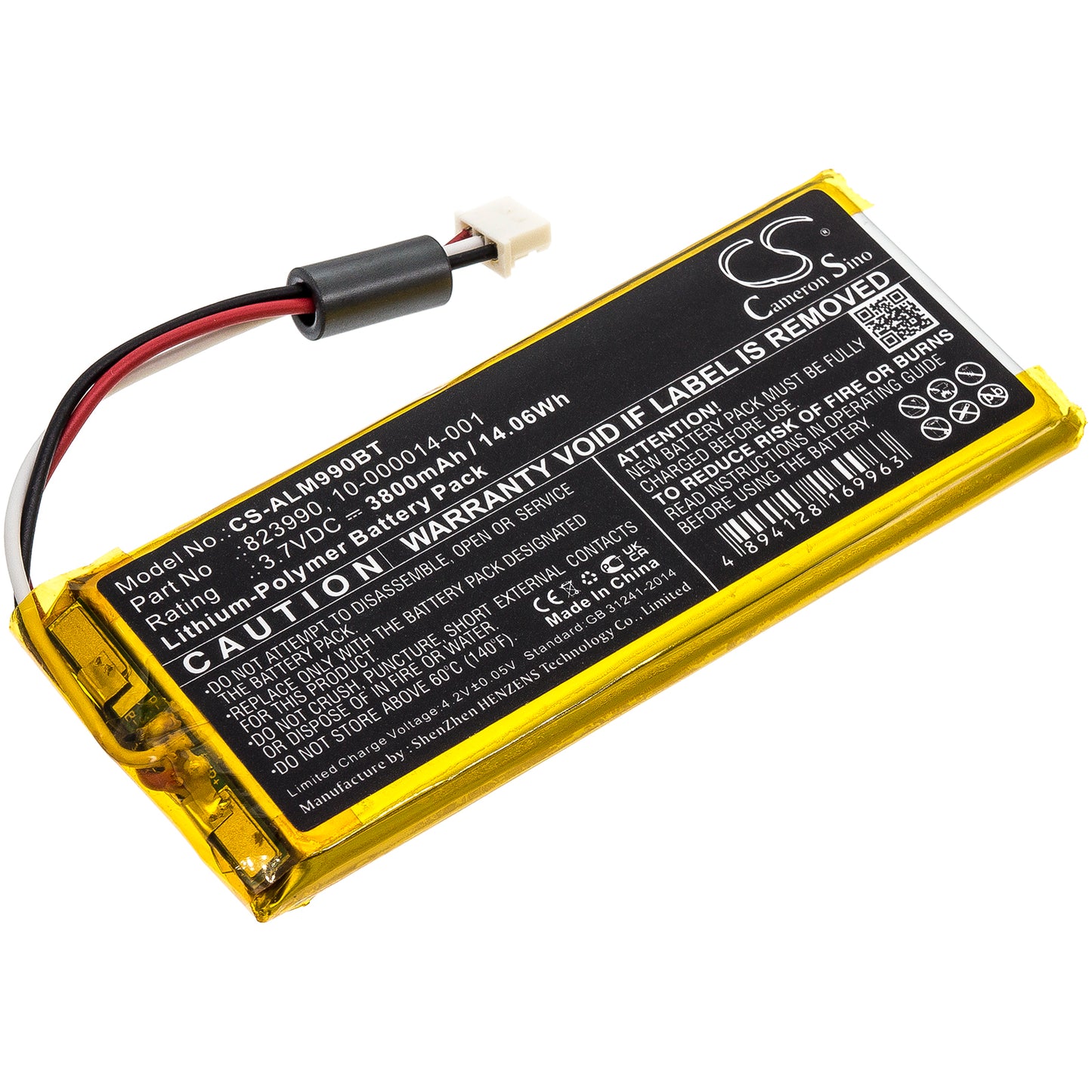 CS-ALM990BT Replacement Battery – Compatible with Panel SmartThings